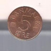 No(3) moneda-DANEMARCA -5 ORE 1985, Europa