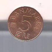 No(3) moneda-DANEMARCA -5 ORE 1985 foto