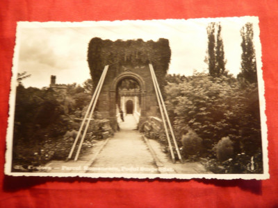 Ilustrata Craiova - Parcul Romanescu- Podul Suspendat 1939 foto