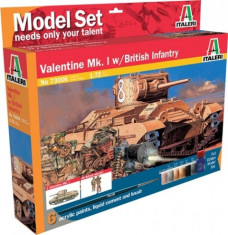 + Kit 1:72 Italeri 73006 - Valentine Mk.I + British Infantry + foto
