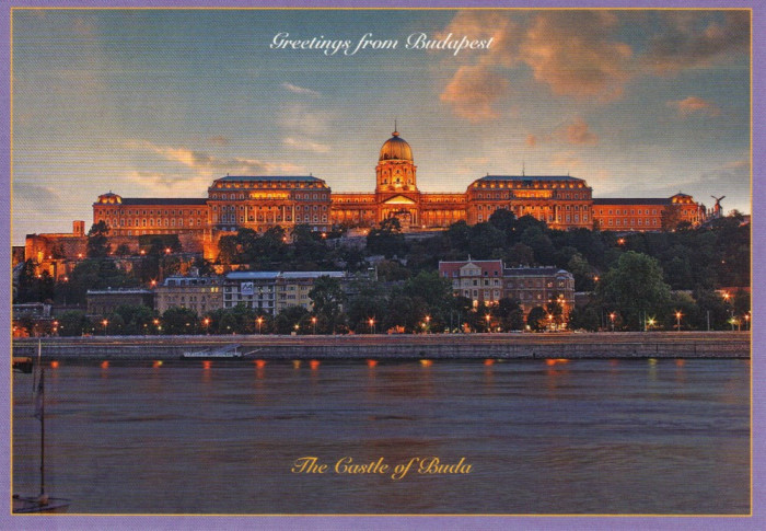 Carte postala Ungaria HU009 Budapesta - Castelul Buda - necirculata [4]