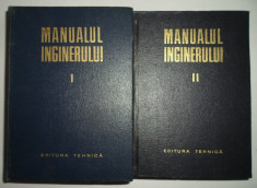 Manualul inginerului, editura Tehnica, volumele 1 si 2: Mecanica. Chimie generala, Masurari foto