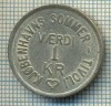 JETON 211 PENTRU COLECTIONARI - KJOBENHAVNS SOMMER - TIVOLI - VAERDI 1 KR -DANEMARCA - STAREA CARE SE VEDE