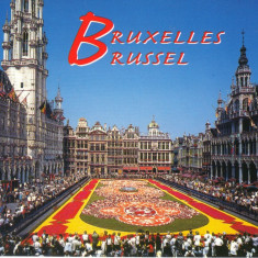 Carte postala BE004 Bruxelles - Market Place, Flower carpet - necirculata [5]