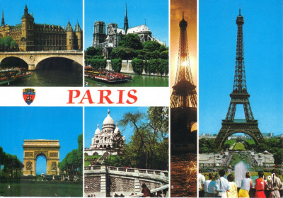 Carte postala FR012 Paris - Colaj - necirculata [5] foto
