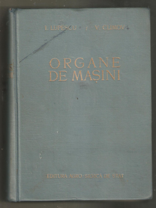 I.Lupescu V.Climov-Organe de Masini