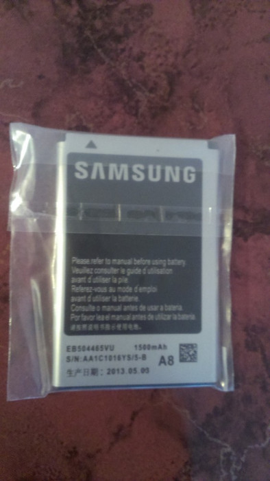 ACUMULATOR SAMSUNG I5700 Galaxy Lite COD EB504465VU