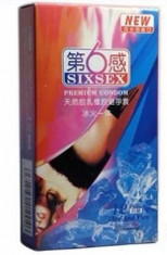 Ice and Fire Condoms Prezervative 12 bucati pe Cutie Six Sex Latex Premium Condom ! Livrare Gratuita ! foto