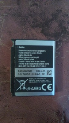 ACUMULATOR SAMSUNG M6710 Beat DISC,COD AB653039C / AB653039CU foto