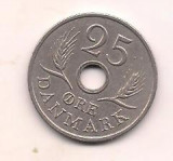 No(3) moneda-DANEMARCA -25 ORE 1968, Europa