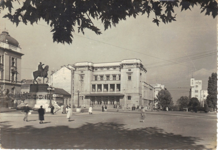 Carte postala SRB001 Belgrad - circulata 1957 [5]