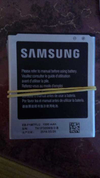 Acumulator Samsung Galaxy Ace 2 I8160 cod EB-F1M7FLU swap original