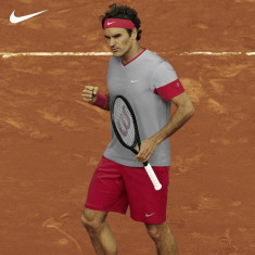 REDUS ! Nou! Tricou tenis DRI FIT Roger Federer, marca Nike, barbati marimea L foto