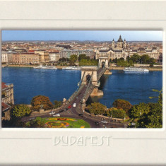 Carte postala Ungaria HU012 Budapesta - Podul cu lanturi - necirculata [4]