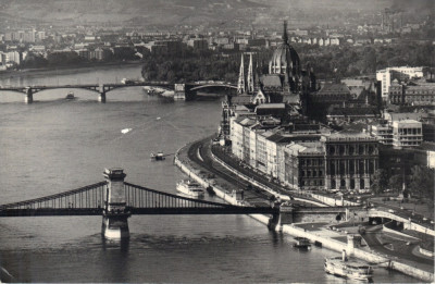 Carte postala Ungaria HU005 Budapesta - Parlamentul si Dunarea - circulata [4] foto