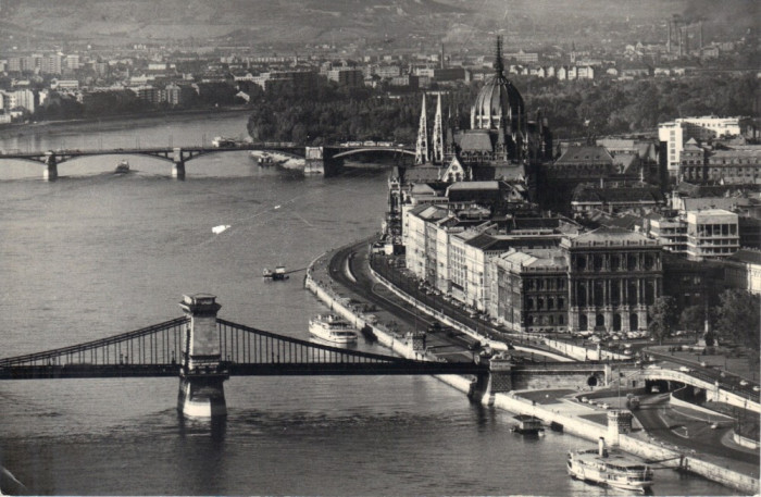 Carte postala Ungaria HU005 Budapesta - Parlamentul si Dunarea - circulata [4]