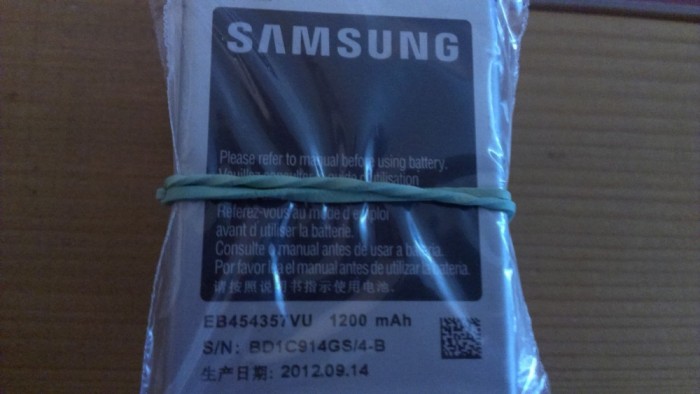 Acumulator Samsung Galaxy Y Pro B5510 cod:EB454357V / EB454357VU swap Acumulator Samsung Galaxy Y Pro B5510 cod:EB454357V / EB454357VU swap