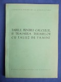 Cumpara ieftin M.BOT - TABELE PENTRU CALCULUL SI TRASAREA TERASELOR CU TALUZ DE PAMANT - 1965 *