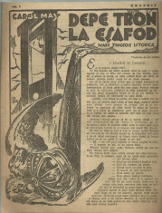 Karl May / DE PE TRON LA ESAFOD - fascicula nr.1, anii 1920 foto