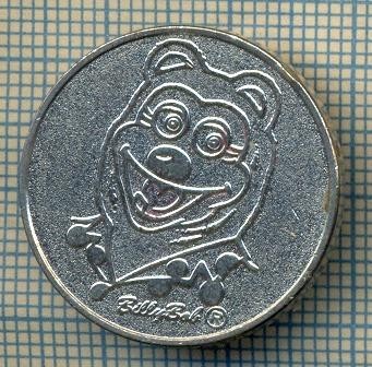 JETON 253 PENTRU COLECTIONARI - BILLY BOB - FOR AMUSEMENT ONLY -STAREA CARE SE VEDE foto