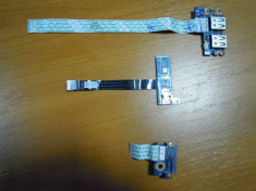 Port USB + Buton pornire + conector unitate opt. Acer Aspire 5250 5252 5253 5336 foto