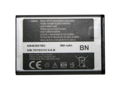 Acumulator Samsung S5610 cod: AB463651B / AB463651BA / AB463651BE / AB463651BU foto