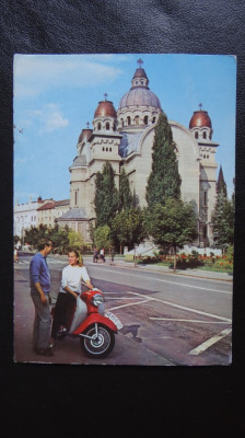 Vedere/Carte postala - Targul Mures - Catedrala foto