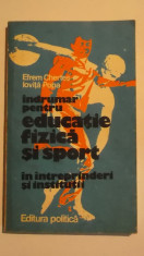 Efrem Chertes, Iovita Popa - Indrumar pentru educatie fizica si sport in ... foto