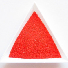Nisip decorativ pentru modele unghii de culoare Rosu la 15 gr