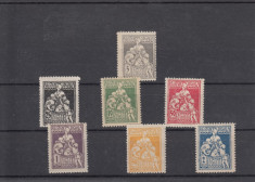 ROMANIA - 1921 ASISTENTA SOCIALA, FULL SERIES, MNH - LOT 1 RO foto