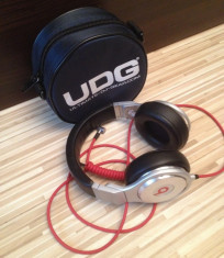 Casti BEATS by Dr DRE Pro Black noi autentice + geanta UDG Ultimate foto