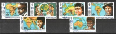 JERSEY - 1996, Unicef, nestampilate, MNH foto