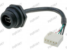 Conector Mini USB Buccaneer, IP68, Bulgin - 004421 foto