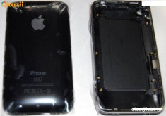 Carcasa spate si rama metalica iPhone 3G 16gb black foto