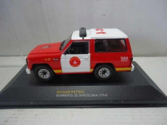 Macheta auto Nissan Patrol Bomberos de Barcelona 1994, scara 1:43 foto