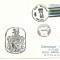 INTREG POSTAL 4805 ROMANIA, FILATELIE TEMATICA MARINA, PLIC OCAZIONAL, DATAT 13.08.1991, VIZITA VAPOR USS BELKNAP IN PORT CONSTANTA, STAMPILA VAPOR.