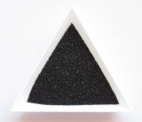 Nisip decorativ pentru modele unghii de culoare Negru, la 15 gr
