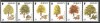 JERSEY - 1997, copaci, nestampilate, MNH, Nestampilat