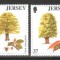 JERSEY - 1997, copaci, nestampilate, MNH