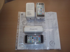 Apple iPhone 5C Alb White 8GB - Factura ?i Garan?ie 24 luni - Func?ional doar in ORANGE - Livrare rapida - Stoc actualizat foto