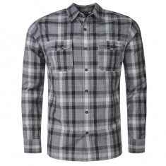 Camasa Barbati Lee Cooper Long Sleeved Check - Marimi disponibile S,M,L,XL,XXL foto