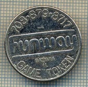 JETON 267 PENTRU COLECTIONARI - FUNWAY - GAME TOKEN - BATAVIA IL -STAREA CARE SE VEDE foto