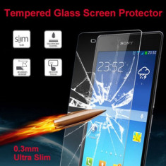 Folie protectie ecran TEMPERED GLASS Sony Xperia Z2 L50W + folie protectie ecran + expediere gratuita Posta foto