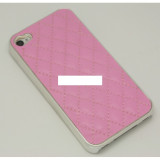 Husa fashion piele eco iPhone 4 4s pink, iPhone 4/4S, Apple