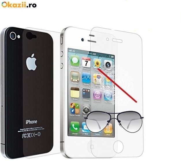 Folie anti-fingerprint iPhone 4 4s