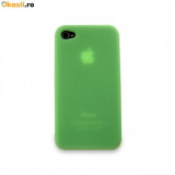 Bumper husa silicon iPhone 4 4s verde
