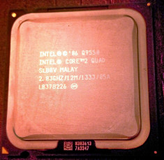 Q9550 Intel Core 2 Quad Processor Q 9550 rev. E0 [12M Cache, 2.83GHz, 1333MHz FSB] socket LGA775, model SLB8V - CPU Intel Core2Quad Procesor LGA 775 foto