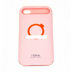 Husa bumper protectie iPhone 4 4s i Glow roz