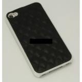 Husa fashion piele eco iPhone 4 4s black, iPhone 4/4S, Apple