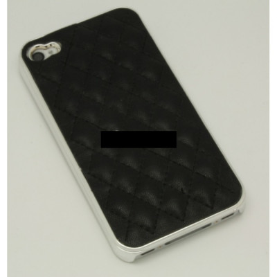 Husa fashion piele eco iPhone 4 4s black foto